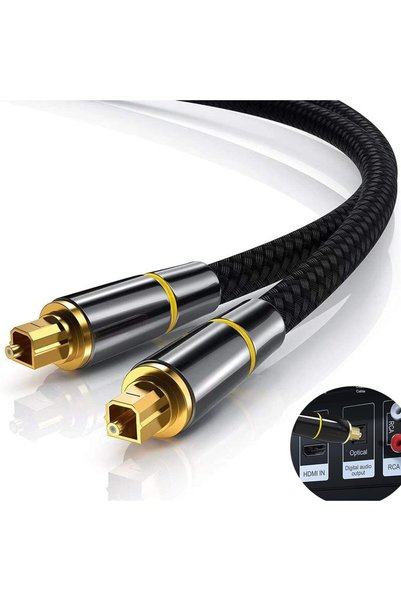 Generic Digital Optical Audio Cable, 2 Meters Optical Audio Cable for PS4, 24...