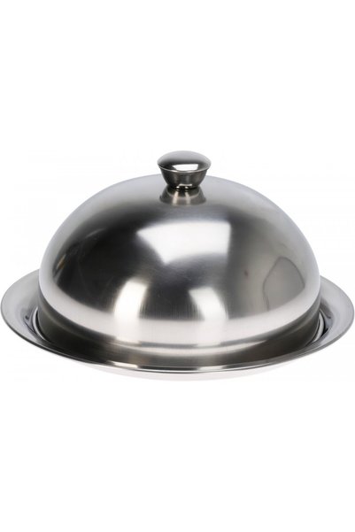 Excellent Houseware Excellent Lidded Platter, Stainless Steel, 26 x 13 cm