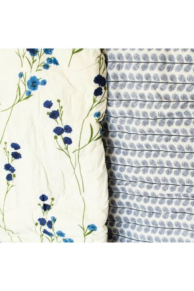 Ecotattva White Color Floral Print Baby Dohar