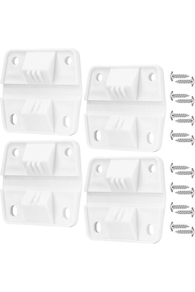 Generic 4-Pack Cooler Hinge Replacement Kit - Durable Plastic Hinges with Scr...