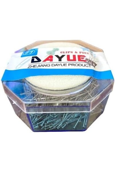 Generic Metal Sewing Pins Ribbed Box