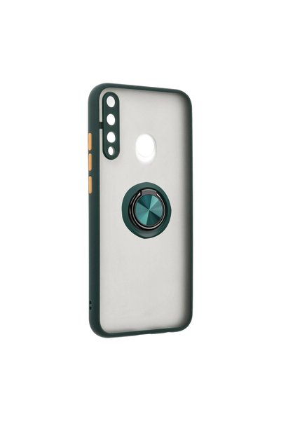 TheGencoo غطاء سيليكون هواوي P40 لايت إي مونتريال مع حلقة - أخضر