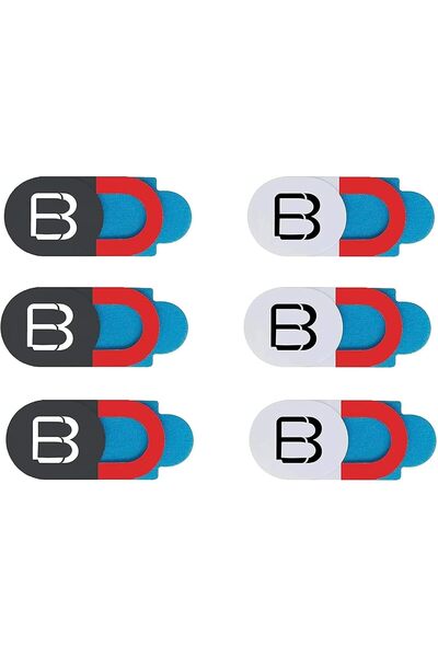 Generic أغطية كاميرا ويب لابتوب وآيباد 6 قطع رفيعة للخصوصية | 6-Pack Ultra-Sl...