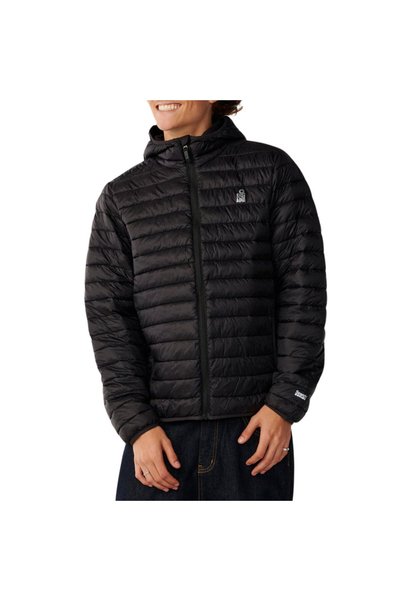 Rip Curl S-SERIES DWR Φουσκωτό Μπουφάν με Κουκούλα Μαύρο M