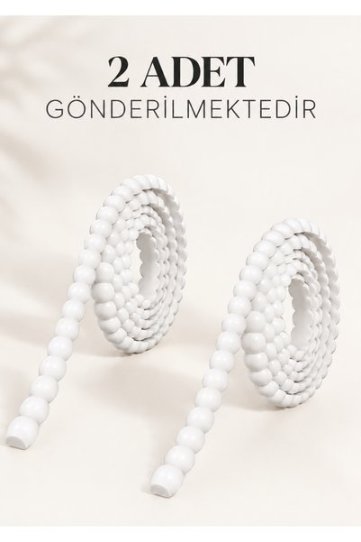 Dekonil Boncuk Oval Boyanabilir Esnek Mobilya ve Duvar Çıtası 1,5x95x0,8cm - 2 Adet