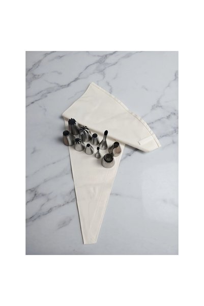 artizanmutfak 10-Piece Duy Set - Imported Cream Bag (366-7Ft-902-1C-803-1A-Dl...