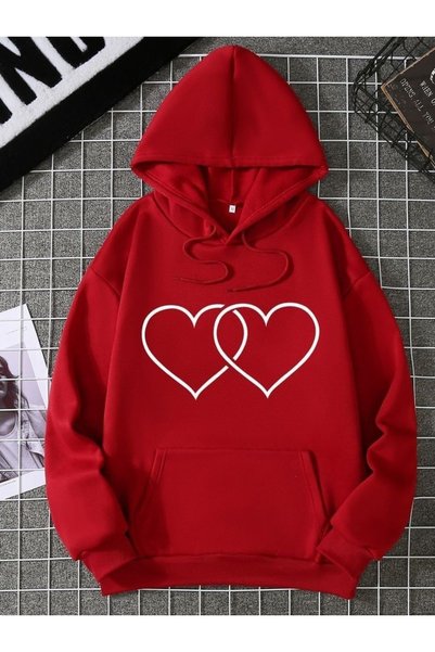 Vordevia Printed Cotton 3 Thread Fleece-Lined O Oversized Sweatshirt