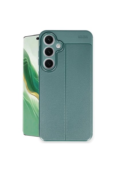 ArkhenX غطاء Samsung Galaxy S24 Fe للتركيز التلقائي - أخضر داكن