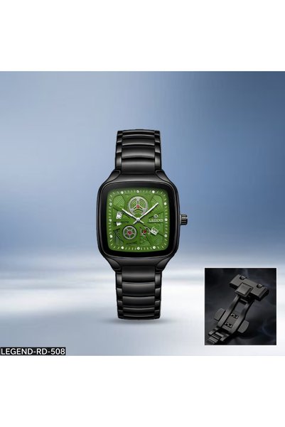 Legend Men's Stylish Multifunction Wristwatch with Premium Metal Strap – Mult...