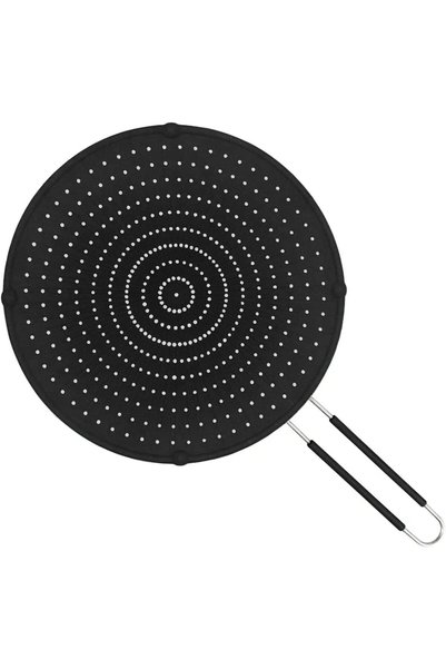 Generic Silicone Splatter Screen, 12.7” Multi-Use Oil Splash Guard, Grease Sp...