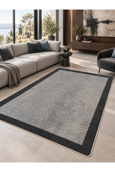 Brillant Sisal Hasır Görünümlü Jüt Lateks Taban Salon Antre Halı