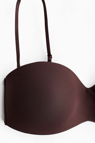 H&M Padded microfibre balconette bra