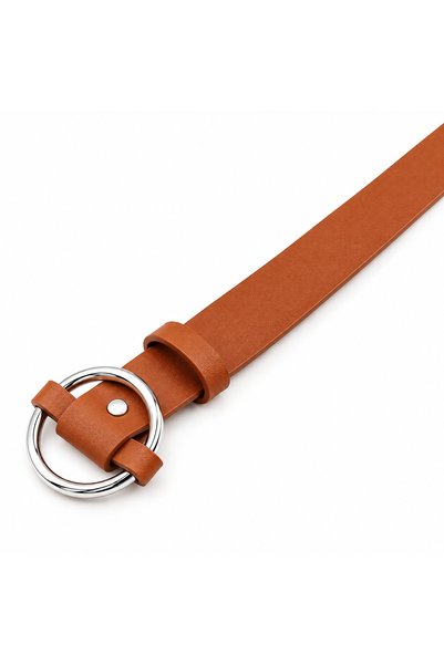 DAYMA Round Buckle Women's Trouser Belt Dress Belt
