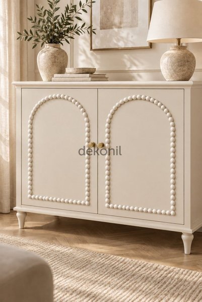 Dekonil Boncuk Oval Boyanabilir Esnek Mobilya ve Duvar Çıtası 1,5x95x0,8cm - 2 Adet