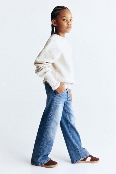 H&M Superstretch Wide Leg Jeans