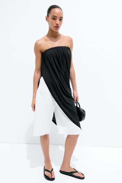 H&M Asymmetric bandeau top