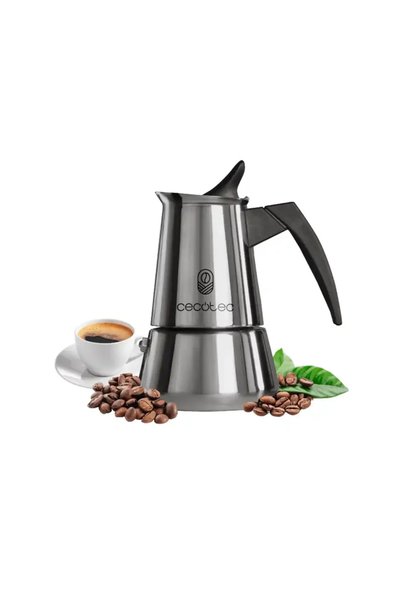 CECOTEC Cafetieră Moka pentru espresso, pentru aragaz, Cecotec, Piccolina 200...