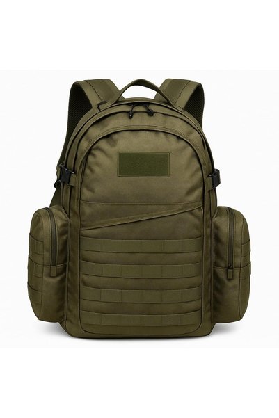 KORDAK 75 Lt Khaki Outdoor Backpack, Molle System, Water Resistant, Multi-Poc...