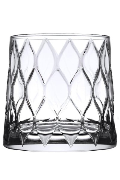 Paşabahçe Leafy Glass Whiskey Glass, 4 Pieces, Transparent, 300 Cc