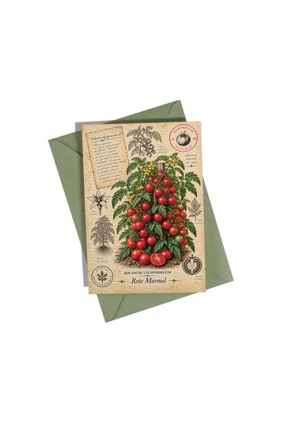 OEM Felicitare Botanică cu Roșii Rote Murmel – Colecția de Roșii