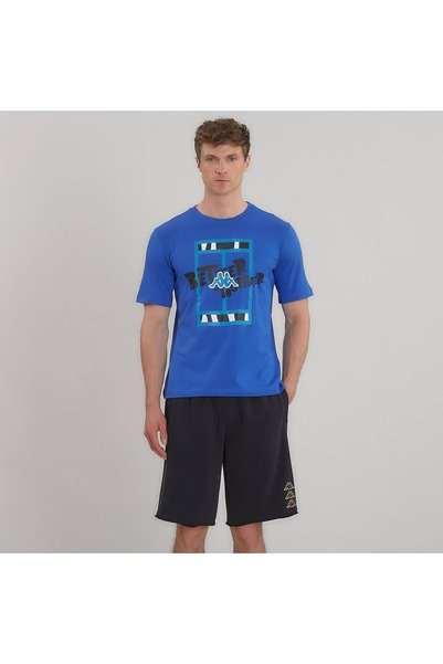 Kappa Ανδρική Μπλούζα T-Shirt Logo Gimmio