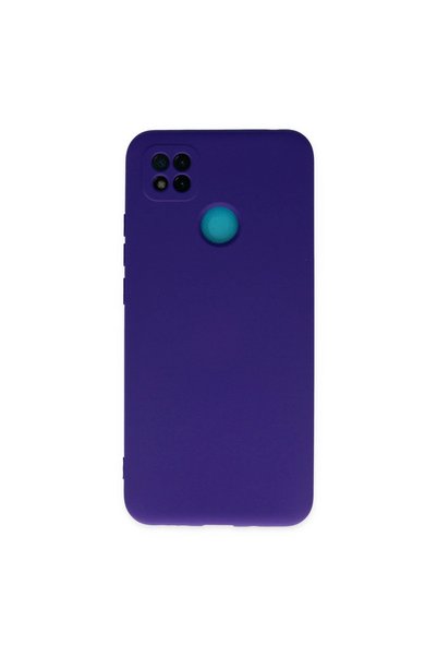 ArkhenX غلاف هاتف Xiaomi Redmi 9c مصنوع من السيليكون المخملي الداخلي - أرجواني
