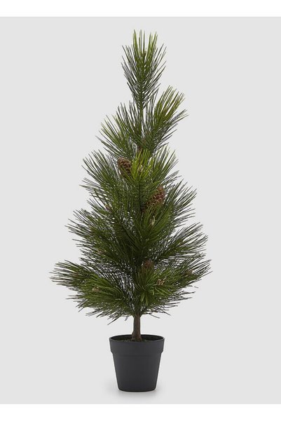 DecoDepot Decorațiune artificială pentru brad de Crăciun în ghiveci, 90 cm