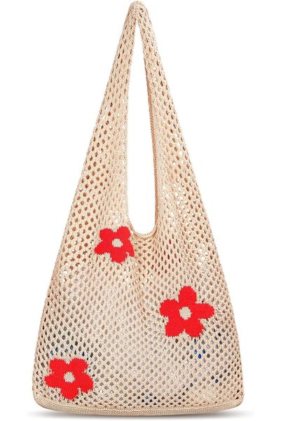 Generic Crochet Tote Bag, Women's Tote Bag, Aesthetic Shoulder Handbags, Fair...