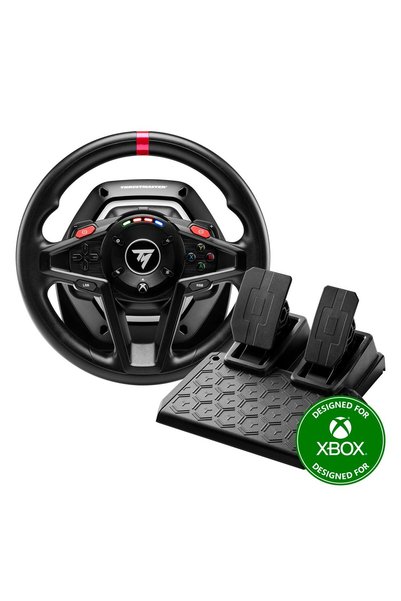 KC NATURAL T128 Yarış Direksiyonu – Hibrit Force Feedback Teknolojisi – Manyetik Vites ve Pedal Seti – LED Hız