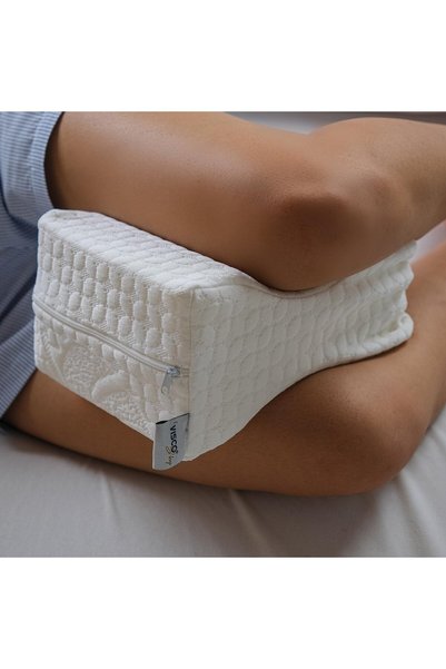 visco sleep Orthopedic viscoelastic leg pillow cube shape leg pillow with nat...