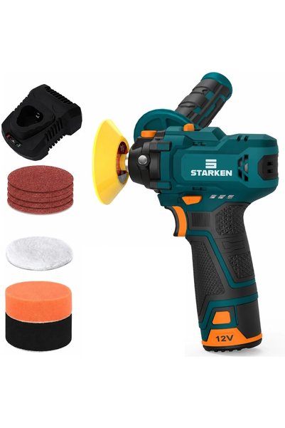 STARKEN Masina de Polisat SND-675, Fara Fir, 12V, Disc 75 mm, Li-Ion 1.3Ah, I...