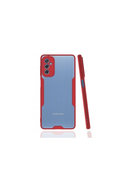 ArkhenX حافظة سامسونج جالاكسي M52 5G سيليكون بلاتينيوم - أحمر