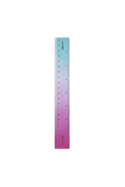 Deli Ruler 20 cm Gradient Neonup