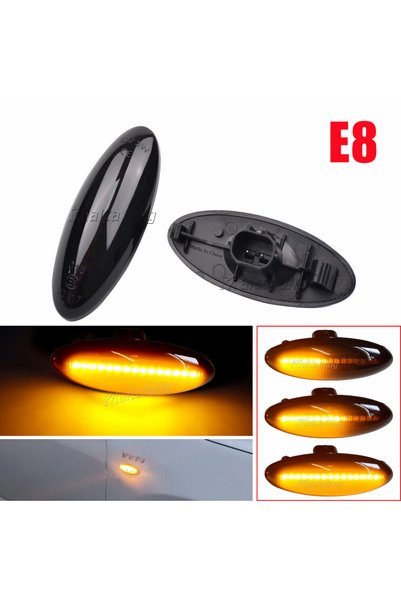 Choice Dynamic Smoked Energy Saving Dynamic LED Turn Signal Lamp Side Marker ...