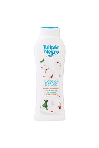 OEM Shower gel, Tulipan Negro, 650 ml Algodon and Talco