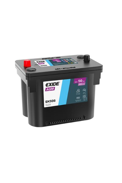 EXIDE ΜΠΑΤΑΡΙΑ AGM EK508 50AH A&D