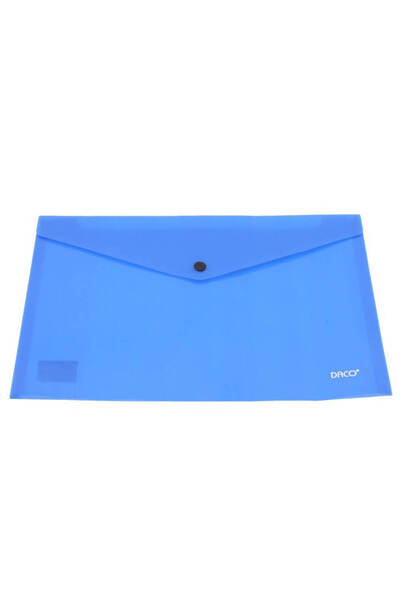 Daco Plastic folder with clasp A4 - blue