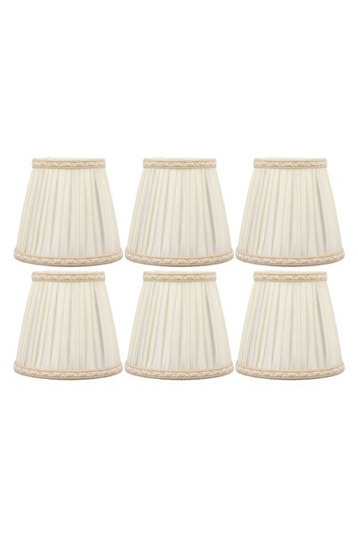 Noonedibs 6 buc abajur din material textil, modern, simplu, rezistent la uzur...