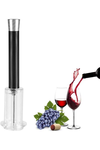 Noonedibs tirbușon de vin, pompă de aer cu presiune pentru tirbușon de vin, d...