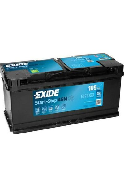 EXIDE ΜΠΑΤΑΡΙΑ AGM EK1050 105AH Δ