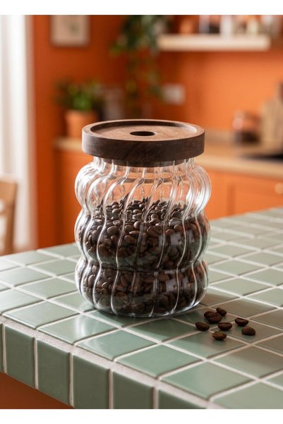 The Mia Borosilicate Glass Jar 800 ml