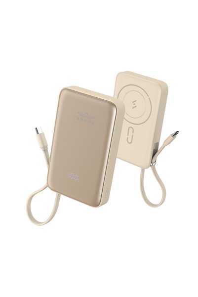 Brave Magpow 10000mAh Magnetic Wireless Power Bank, 15W Qi2 MagSafe, 20W PD B...