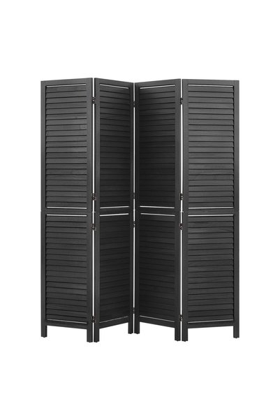 Vivatechnix Paravan pliabil de interior, 4 x panouri, Lemn, Inaltime 170 cm, ...