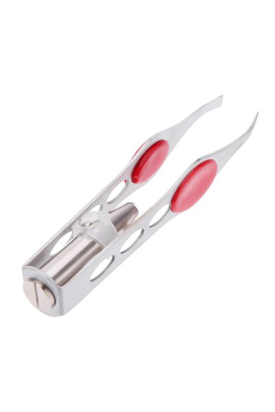 Noonedibs Pensetă cu lumină, pensetă cu LED, instrument profesional cu lumină...