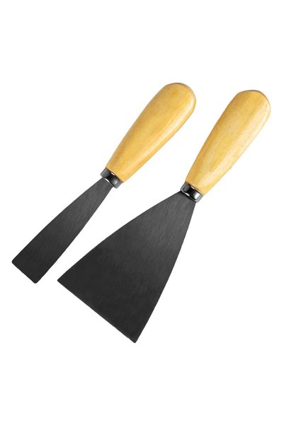 NO BRAND Set 2 Spatule Metalice pentru Zugrăvit, 18 cm, Dimensiuni 7 cm și 3 ...
