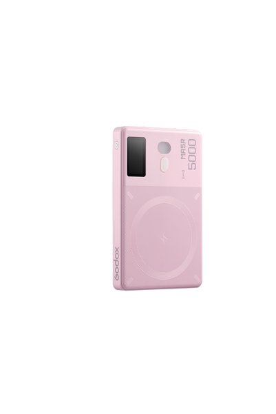 Godox MA5R RGB Magsafe Powerbank LED Işık (Pembe)