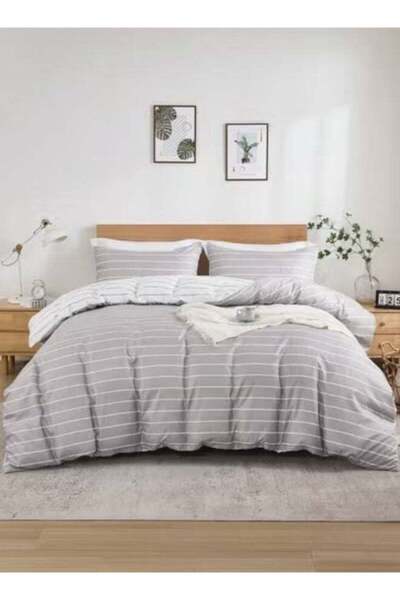 Generic Brand LUNA Home King size 6 pieces: 1 Duvet cover - 220*240cm. 1 Fitt...