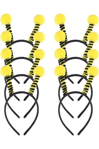 Generic 8 Pieces Bee Headband, Bee Antenna Headband, Tentacle Hair Bands for ...
