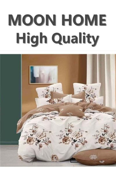Generic Brand MOON HOME Luxury 6-Piece Duvet Cover Set - King/Queen/Single Si...