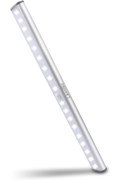 Generic 18 مصباح LED تحت الخزانة، مصابيح خزانة مزودة بمستشعر للحركة، شريط إضا...